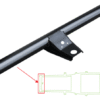 1987-1995 Jeep Wrangler YJ Frame Front Frame Crossmember With Body Mount - Image 2