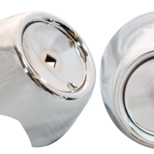 1957 Chevy Bel Air Chrome Front Bumper Bullet Guards (Sold As A Pair)
