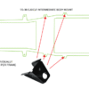 1976-1986 Jeep Wrangler Cj5 Cj7 Intermediate Frame Side Body Mount 4 Piece Set - Image 3