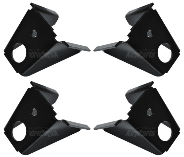 1976-1986 Jeep Wrangler Cj5 Cj7 Intermediate Frame Side Body Mount 4 Piece Set